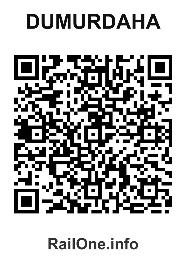 RailOne QR Code for Dumurdaha station