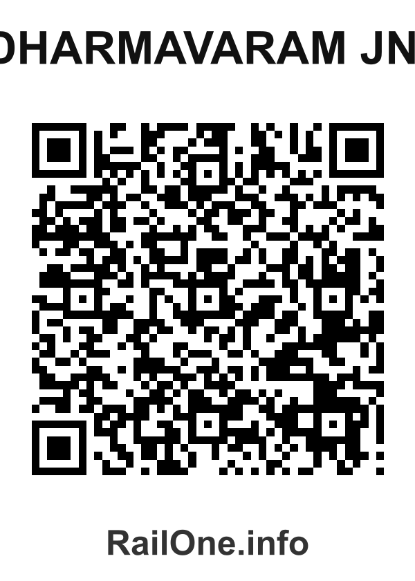RailOne QR Code for Dharmavaram Jn. station
