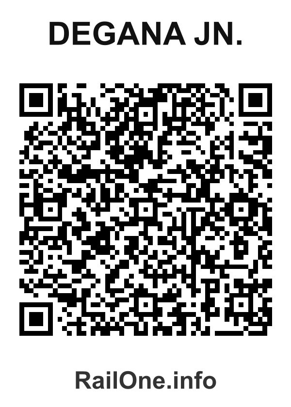 RailOne QR Code for Degana Jn. station