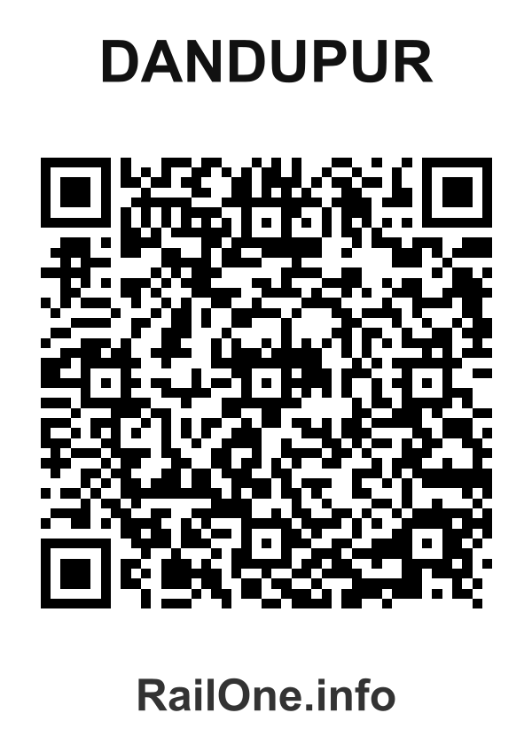 RailOne QR Code for Dandupur station