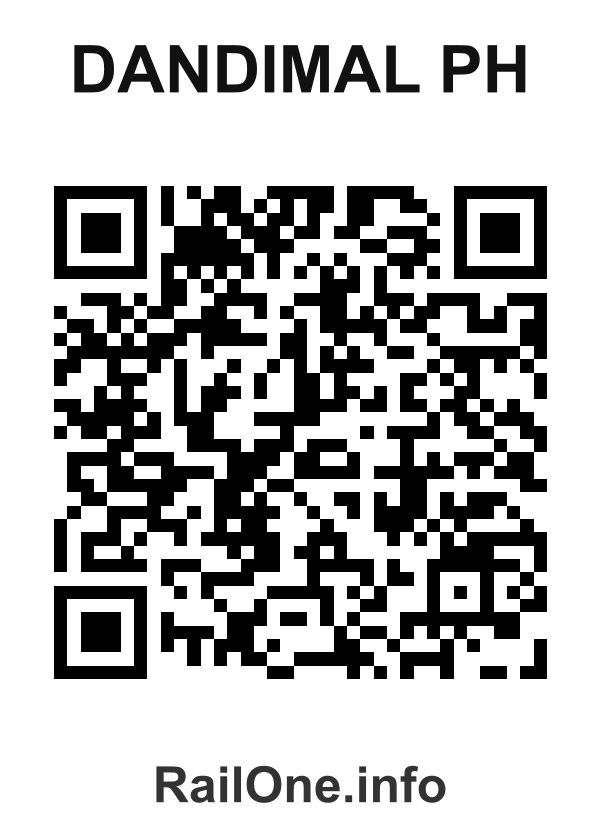 RailOne QR Code for Dandimal Ph station