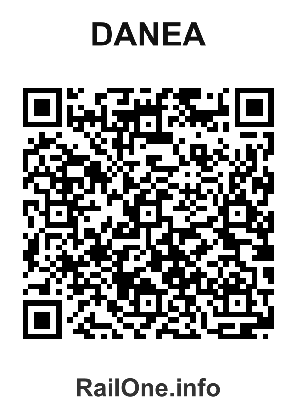 RailOne QR Code for Danea station
