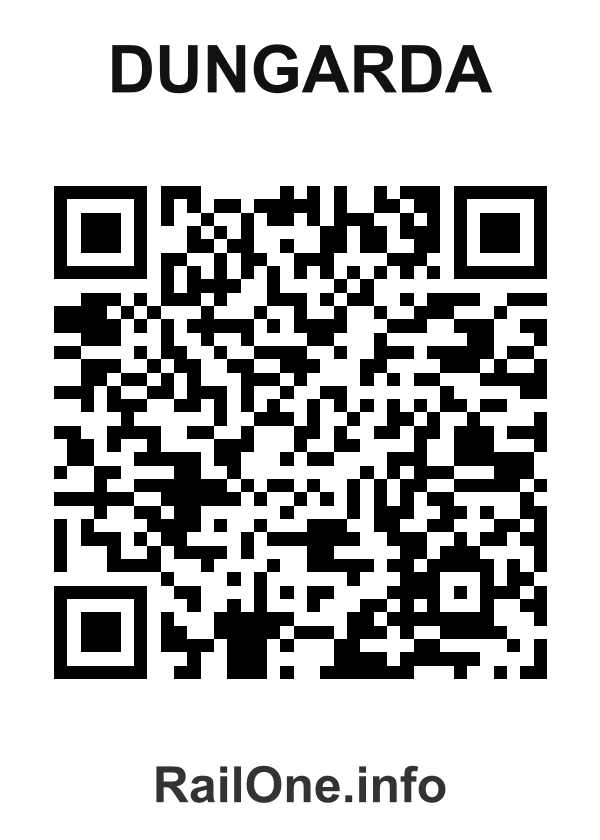 RailOne QR Code for Dungarda station