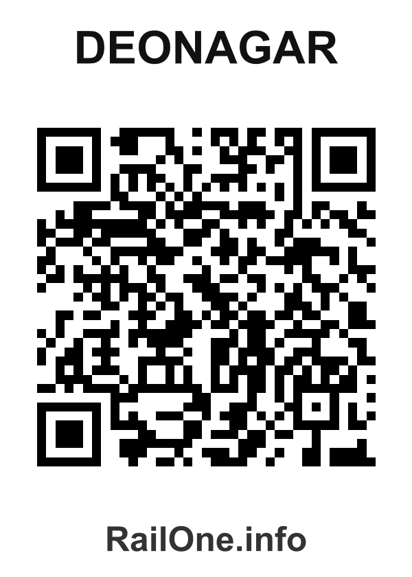 RailOne QR Code for Deonagar station