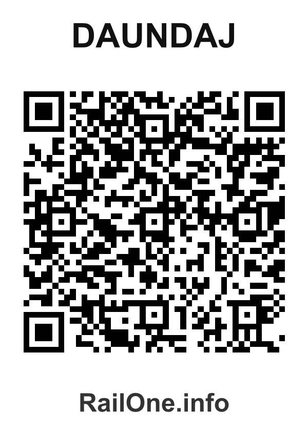 RailOne QR Code for Daundaj station