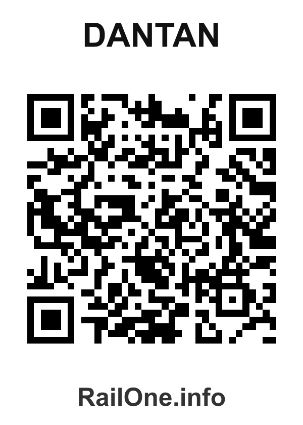 RailOne QR Code for Dantan station