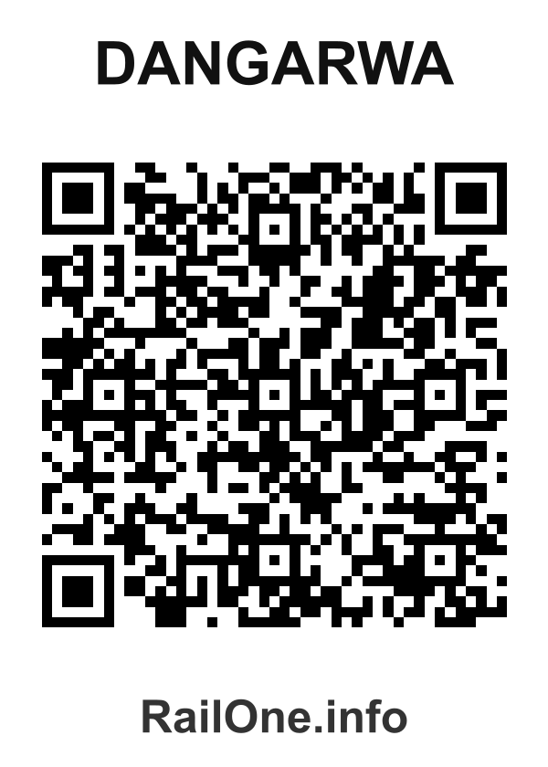 RailOne QR Code for Dangarwa station