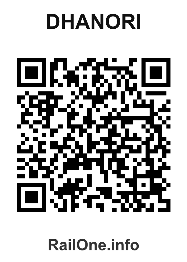 RailOne QR Code for Dhanori station
