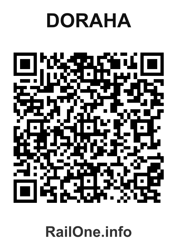 RailOne QR Code for Doraha station