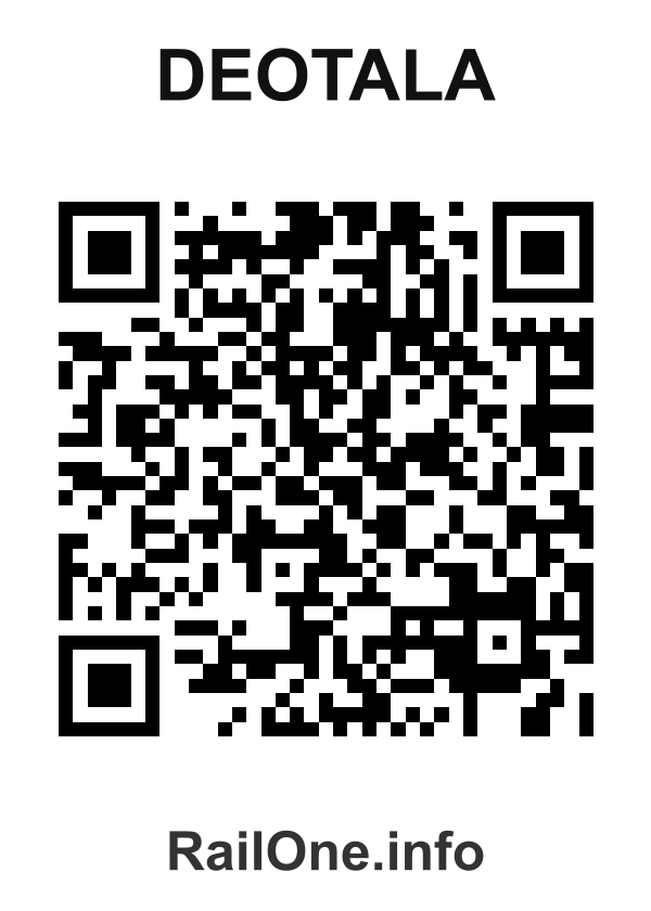 RailOne QR Code for Deotala station
