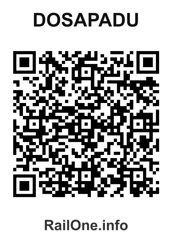 RailOne QR Code for Dosapadu station