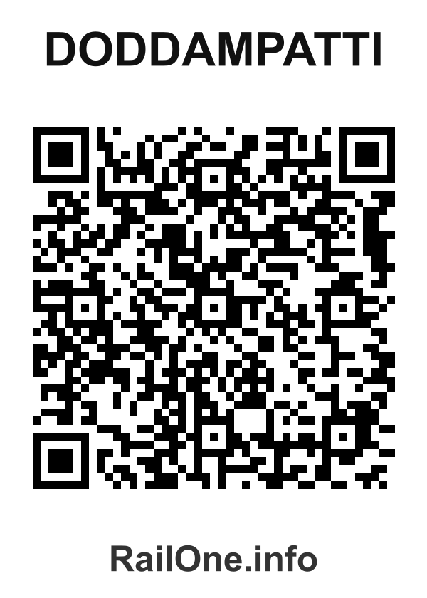 RailOne QR Code for Doddampatti station