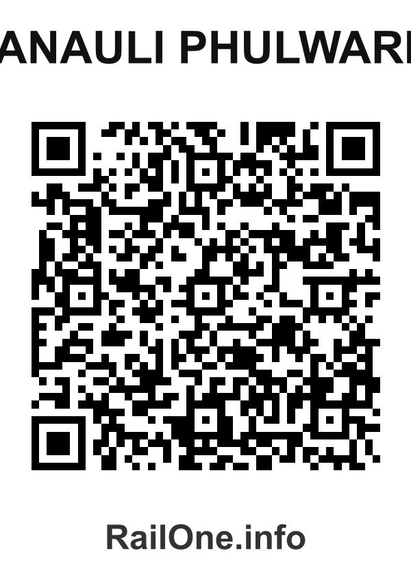 RailOne QR Code for Danauli Phulwaria station