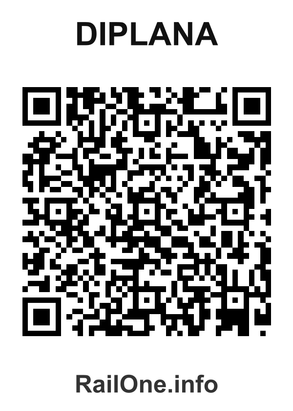 RailOne QR Code for Diplana station