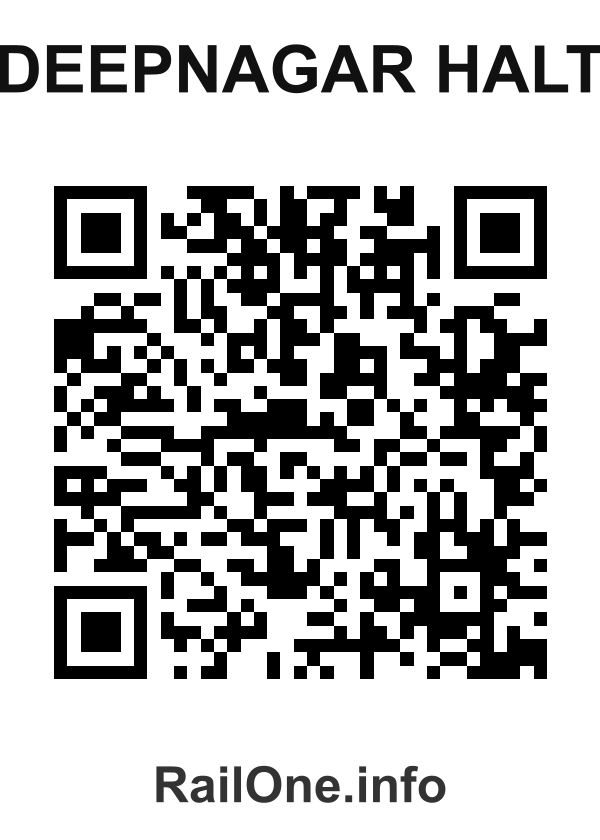 RailOne QR Code for Deepnagar Halt station
