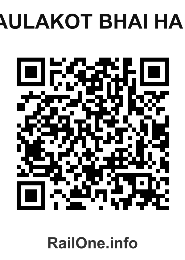 RailOne QR Code for Daulakot Bhai Halt station