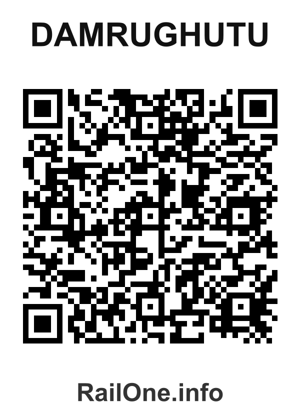 RailOne QR Code for Damrughutu station
