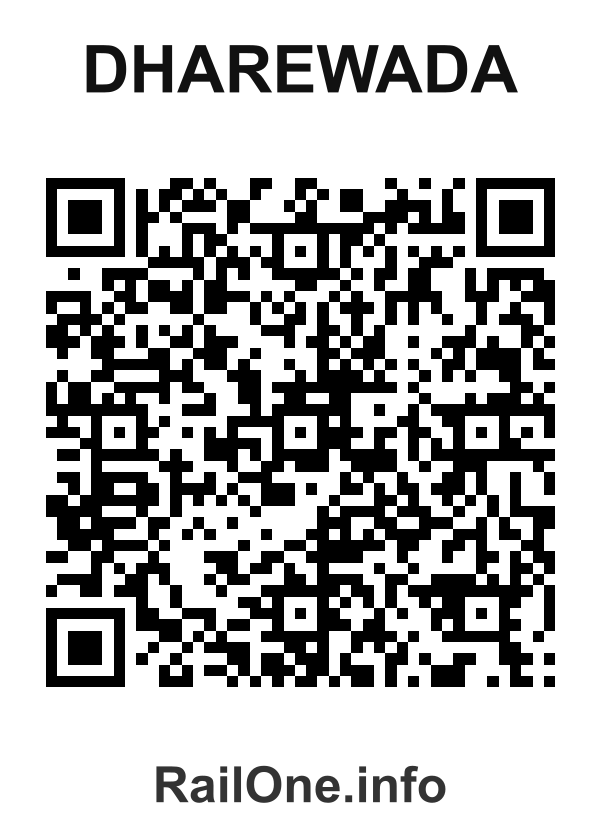 RailOne QR Code for Dharewada station