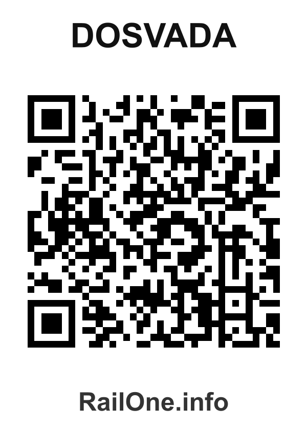 RailOne QR Code for Dosvada station