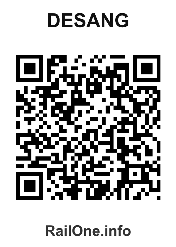 RailOne QR Code for Desang station