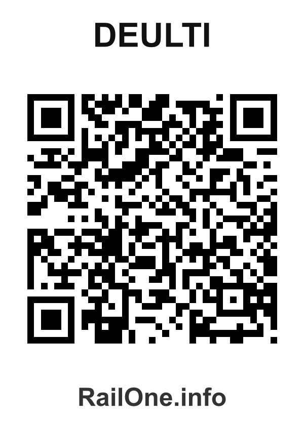 RailOne QR Code for Deulti station
