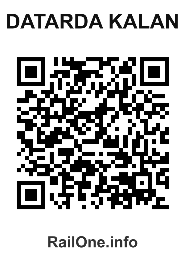 RailOne QR Code for Datarda Kalan station