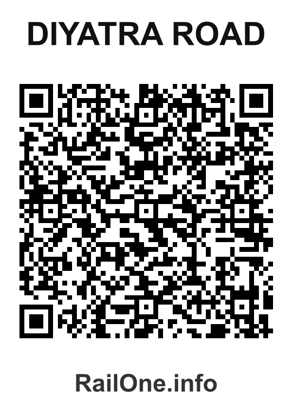 RailOne QR Code for Diyatra Road station