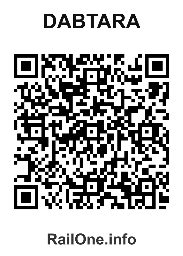 RailOne QR Code for Dabtara station