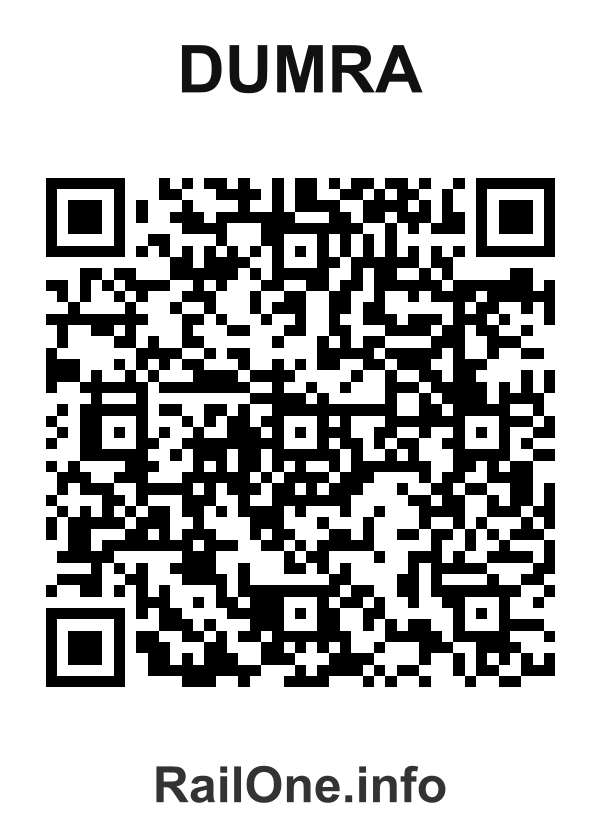RailOne QR Code for Dumra station