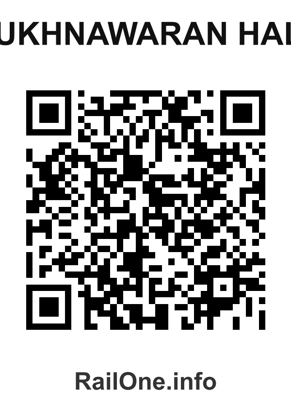 RailOne QR Code for Dukhnawaran Halt station