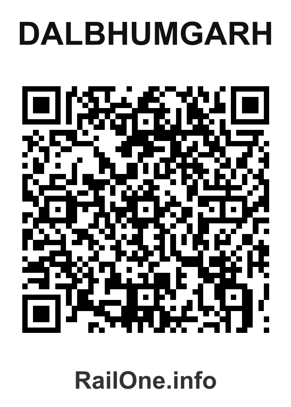 RailOne QR Code for Dalbhumgarh station