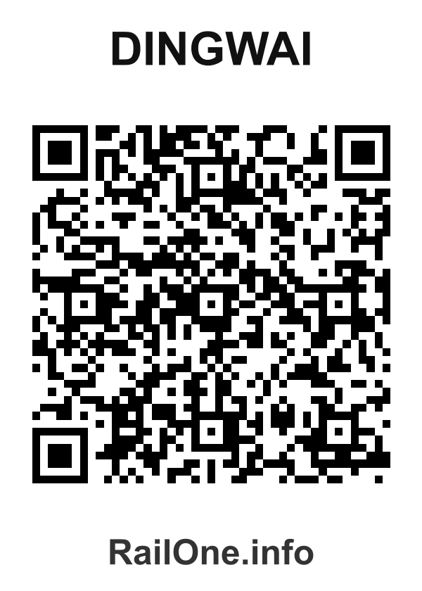 RailOne QR Code for Dingwai station