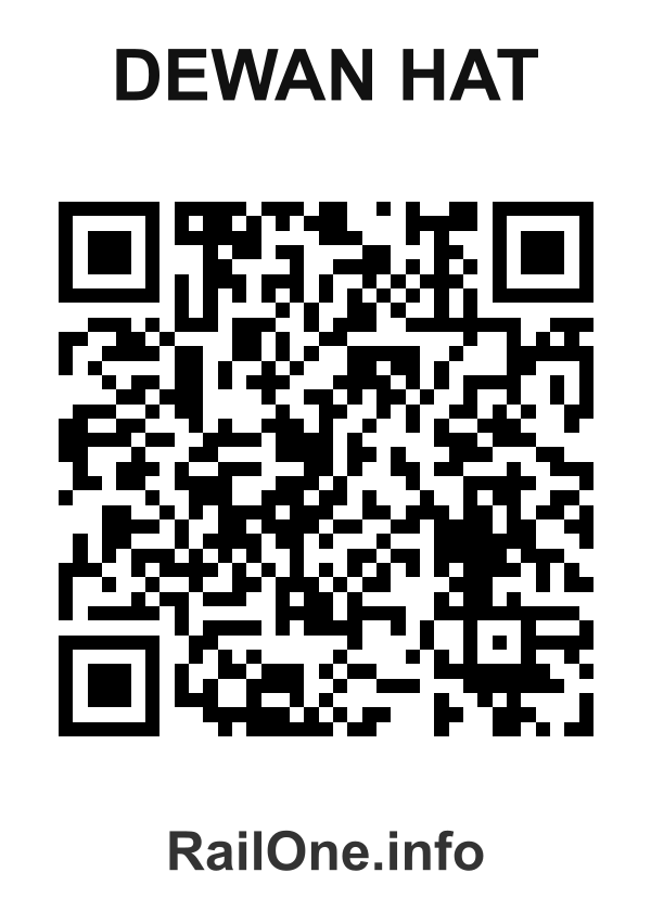 RailOne QR Code for Dewan Hat station