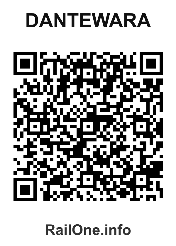 RailOne QR Code for Dantewara station