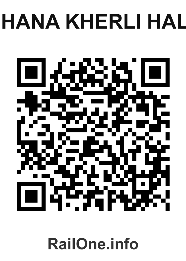 RailOne QR Code for Dhana Kherli Halt station