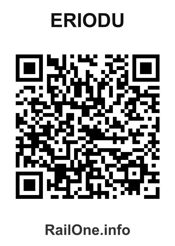 RailOne QR Code for Eriodu station