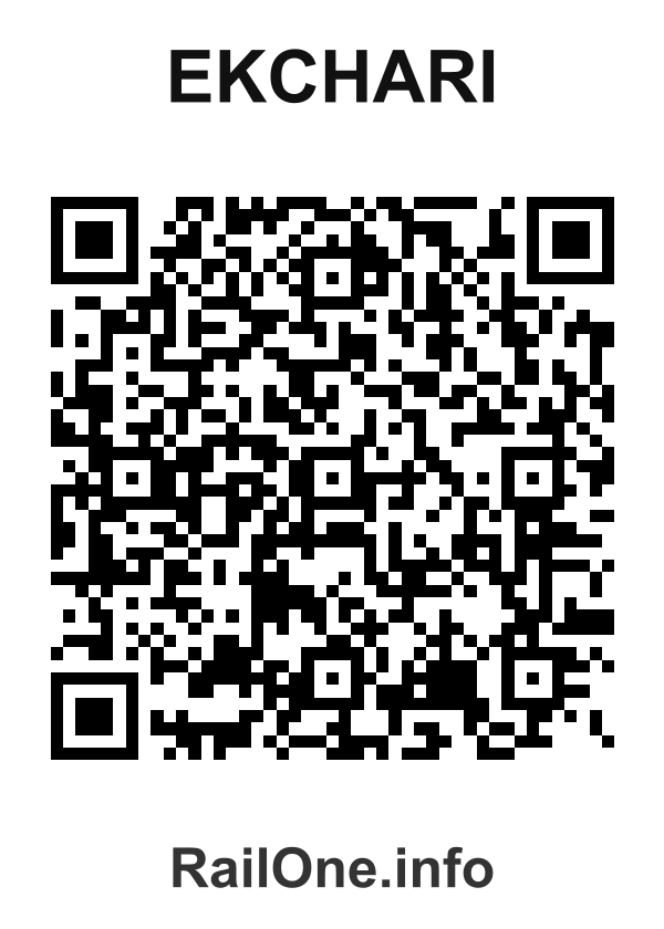 RailOne QR Code for Ekchari station