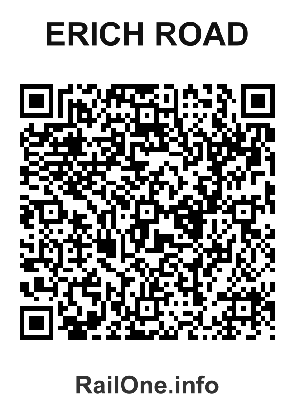 RailOne QR Code for Erich Road station