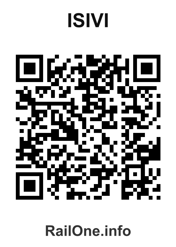 RailOne QR Code for Isivi station