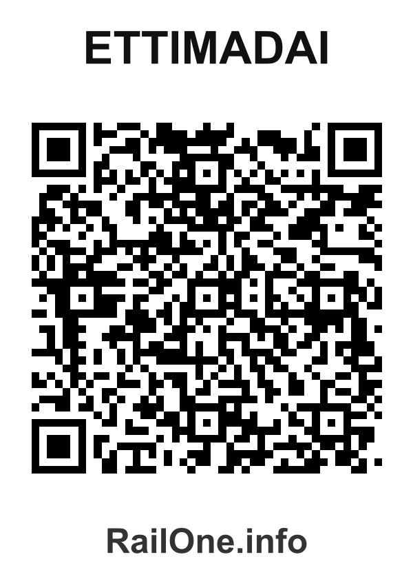 RailOne QR Code for Ettimadai station