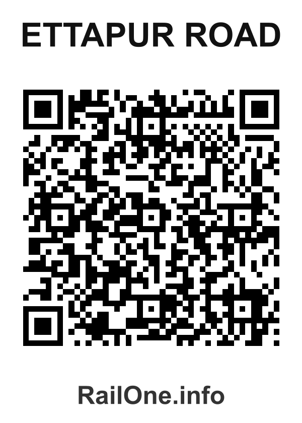 RailOne QR Code for Ettapur Road station