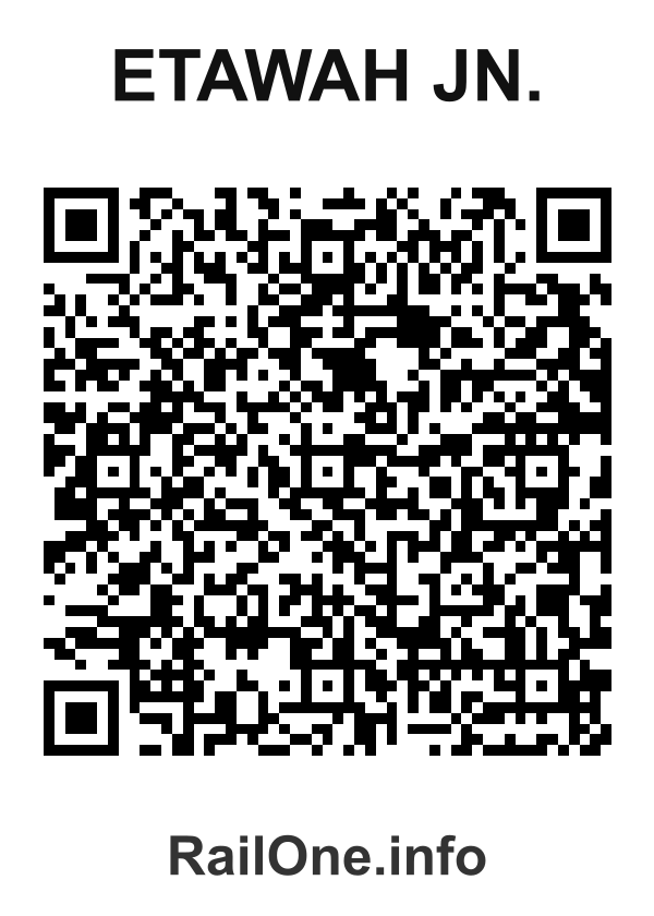 RailOne QR Code for Etawah Jn. station