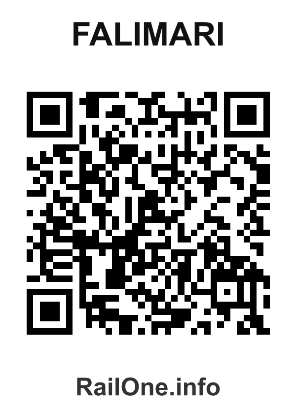 RailOne QR Code for Falimari station