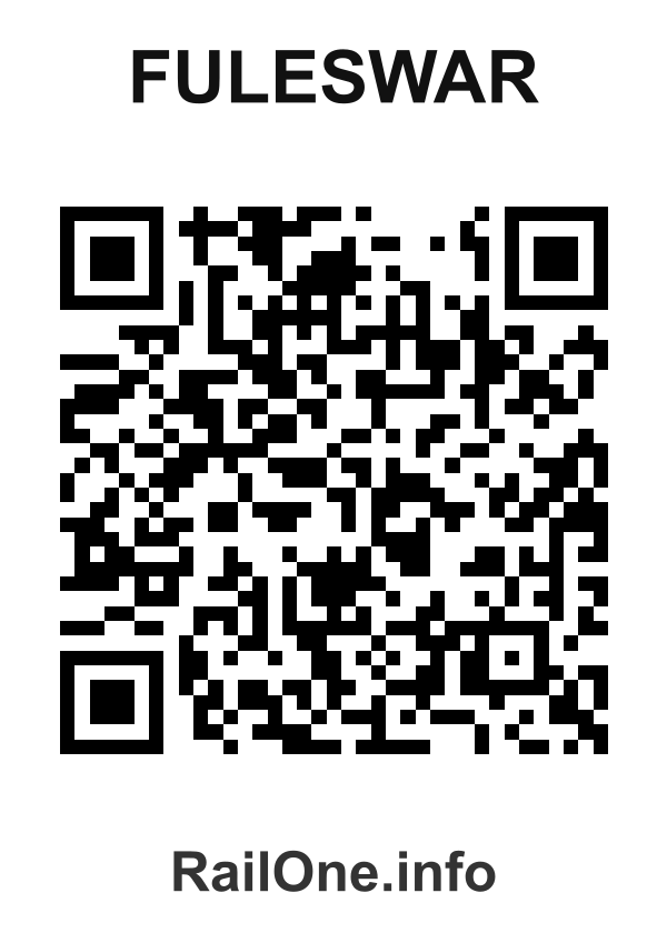 RailOne QR Code for Fuleswar station