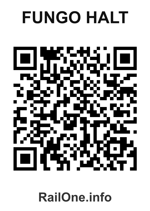 RailOne QR Code for Fungo Halt station