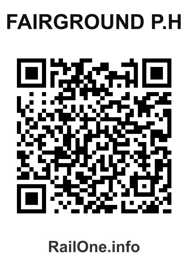 RailOne QR Code for Fairground P.h station