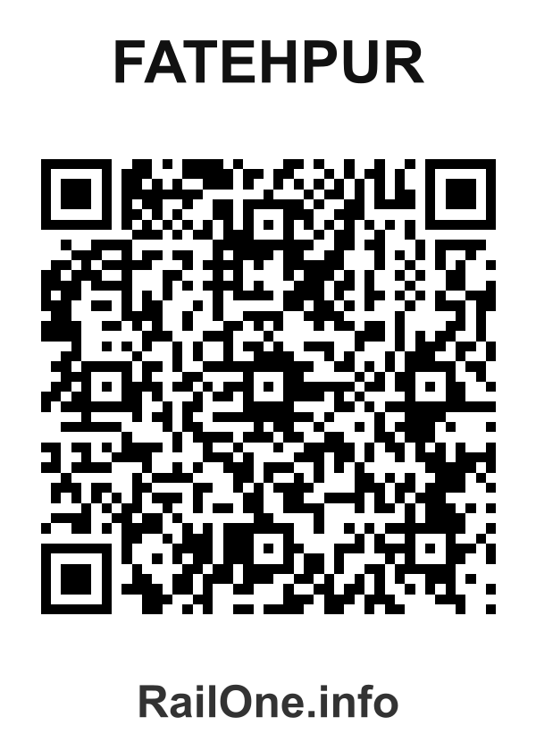 RailOne QR Code for Fatehpur station