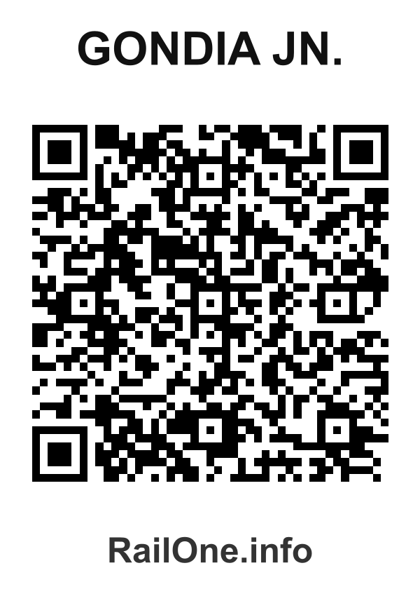 RailOne QR Code for Gondia Jn. station