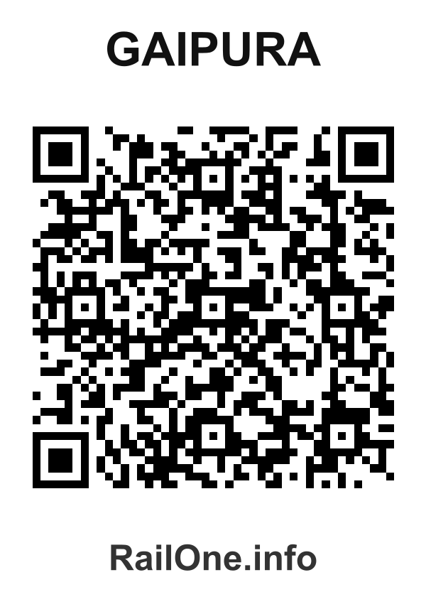 RailOne QR Code for Gaipura station