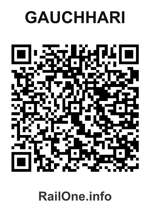 RailOne QR Code for Gauchhari station